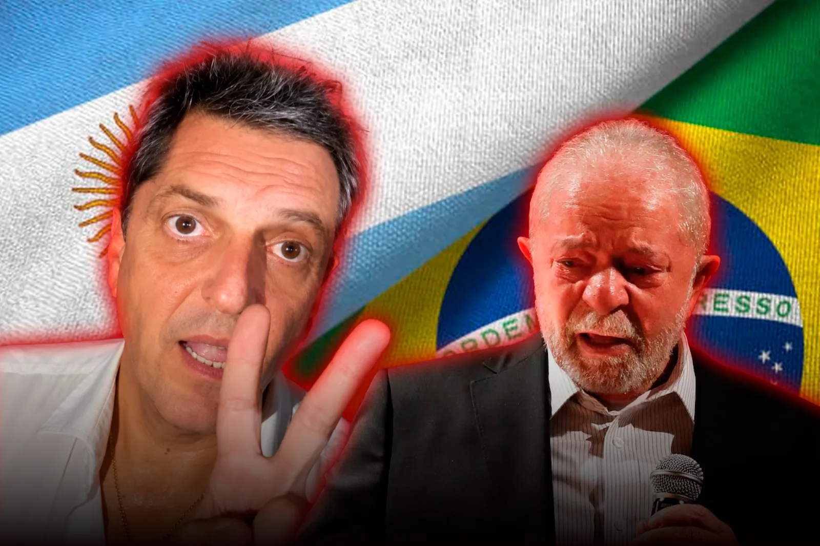 El kirchnerista Sergio Massa respaldó al dictador Lula en las elecciones de Brasil