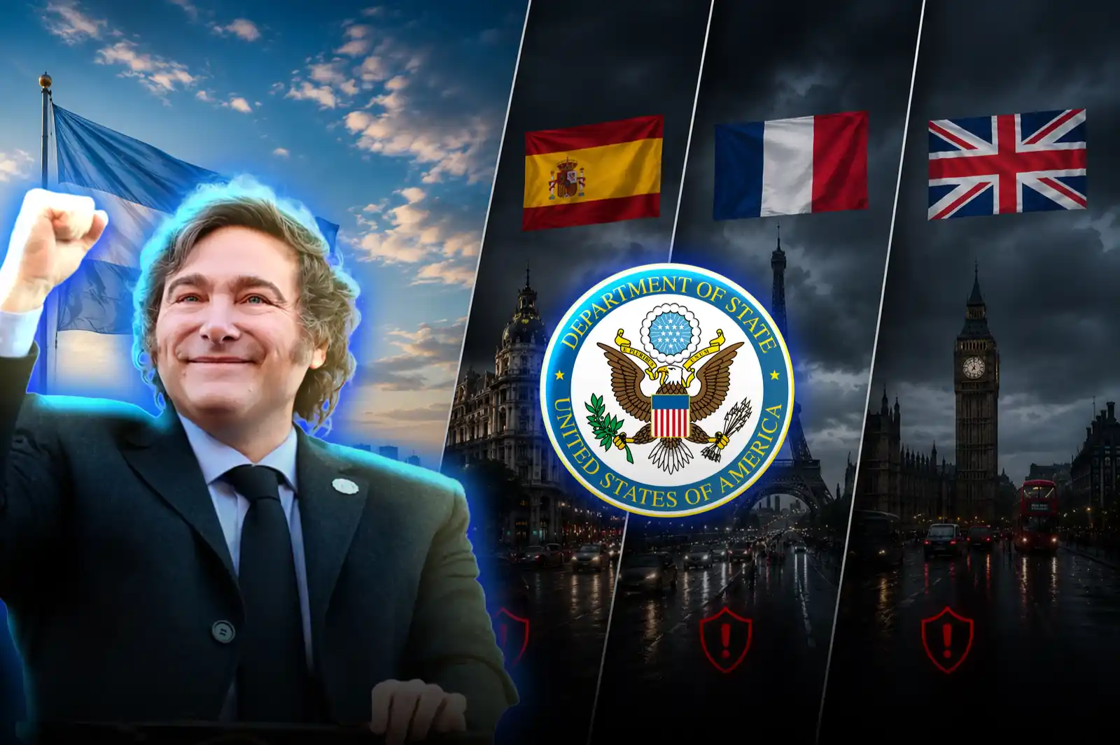 Gracias a Milei viajar a la Argentina es más seguro que España, Francia o Reino Unido