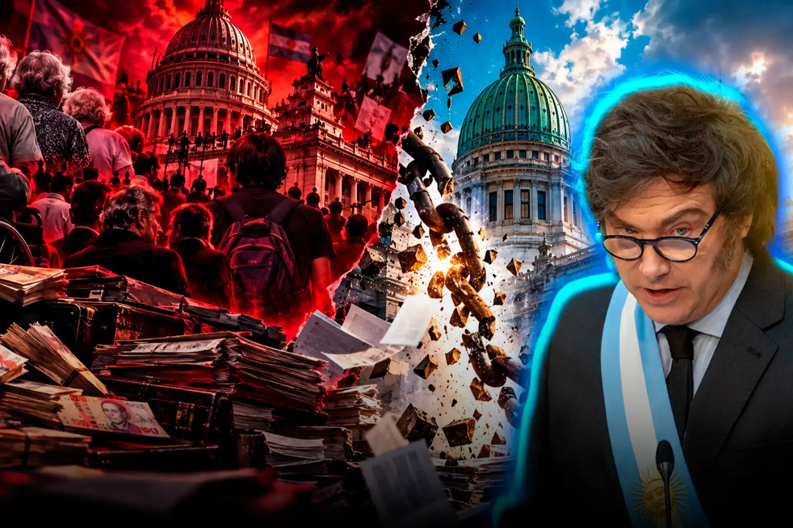 Javier Milei destruyó la estafa de las banderas nobles: "No defienden derechos, defienden cajas."