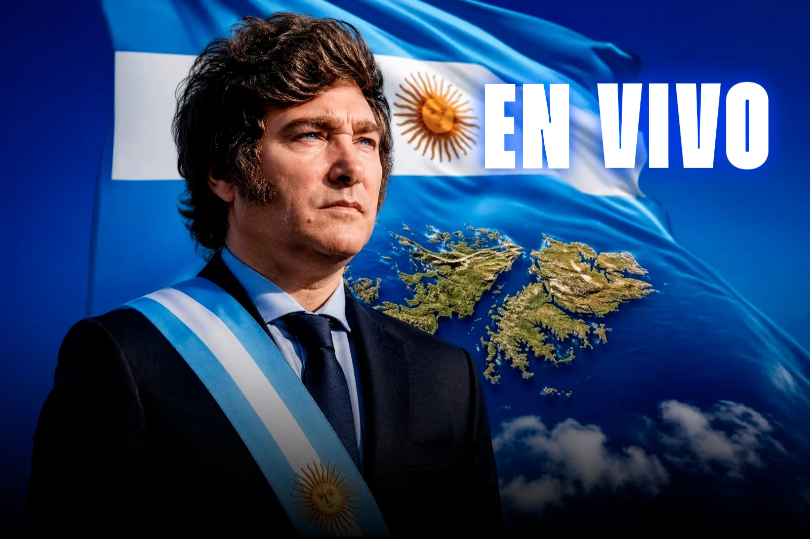LIVE: Milei speaks in national broadcast about the Malvinas and the progress in the historic Argentine claim