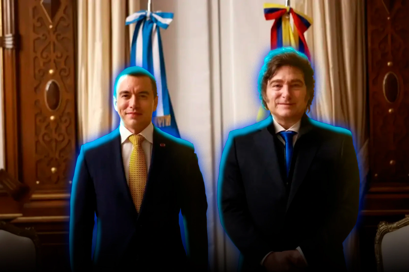 Milei viajó a Ecuador para firmar acuerdos con Noboa y asistirá a la asunción del nuevo presidente de Colombia