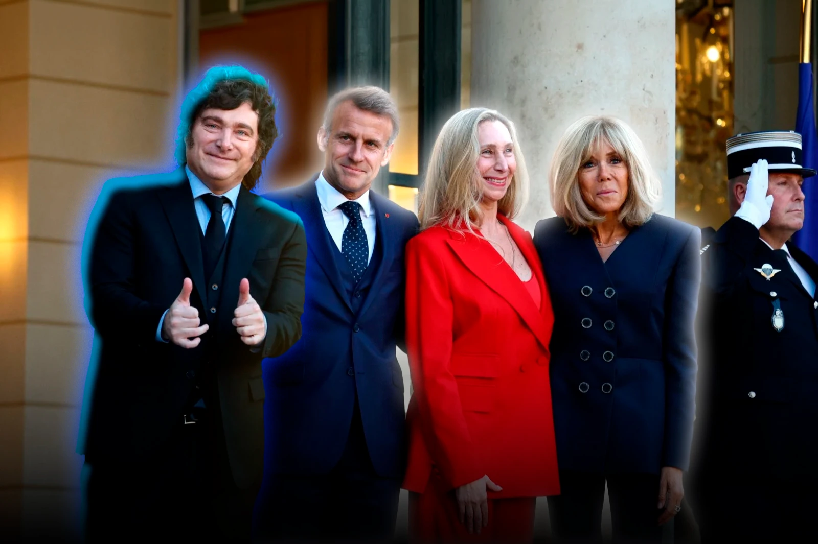 El Presidente Javier Milei se reunió con Emmanuel Macron en el Palacio Elíseo