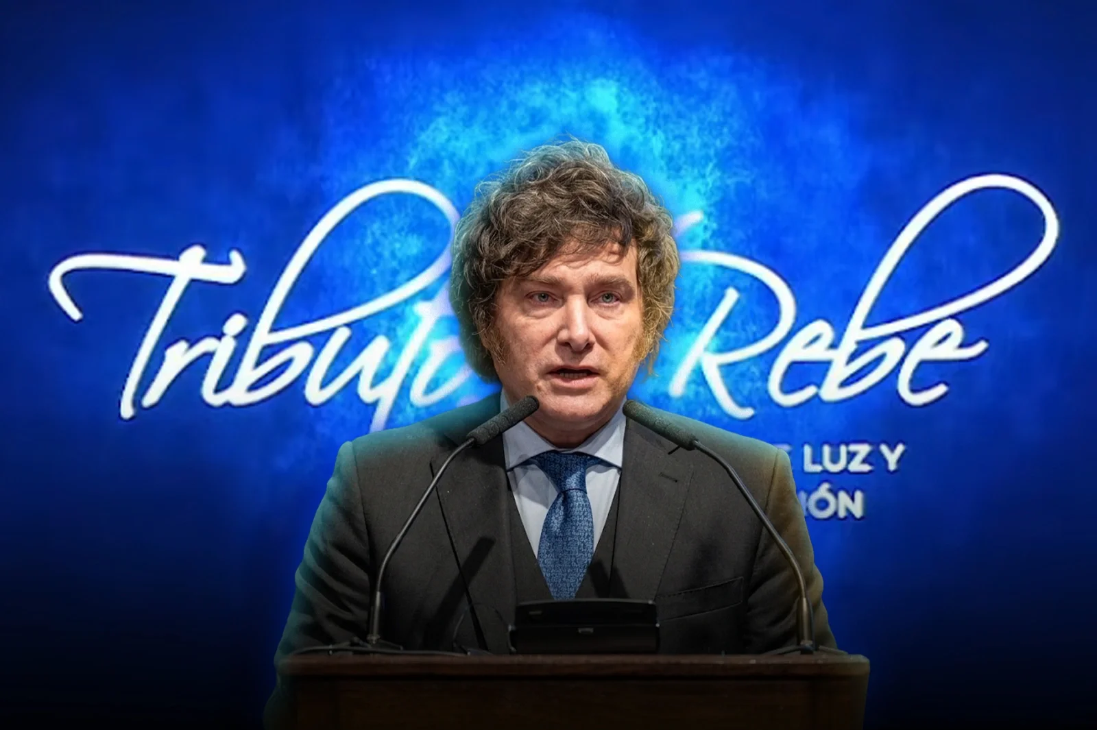 Javier Milei defendió los valores judeocristianos en el Tributo al Rebe de Lubavitch