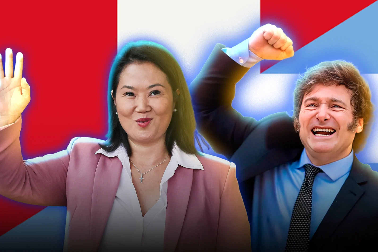 Javier Milei felicitó a Keiko Fujimori por la victoria: "Perú sale del socialismo"