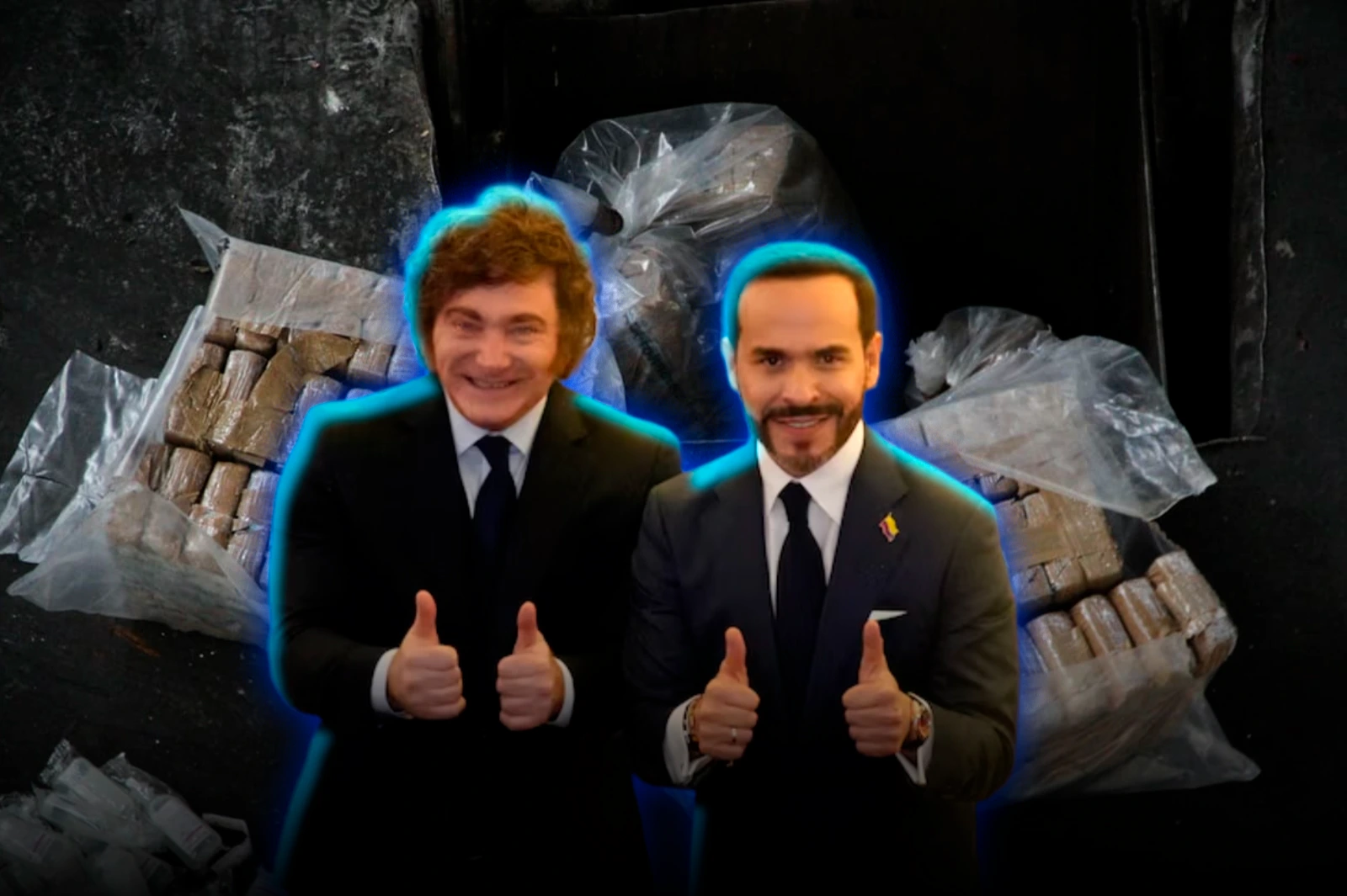 Javier Milei announced cooperation with Abelardo's Colombia to combat drug trafficking
