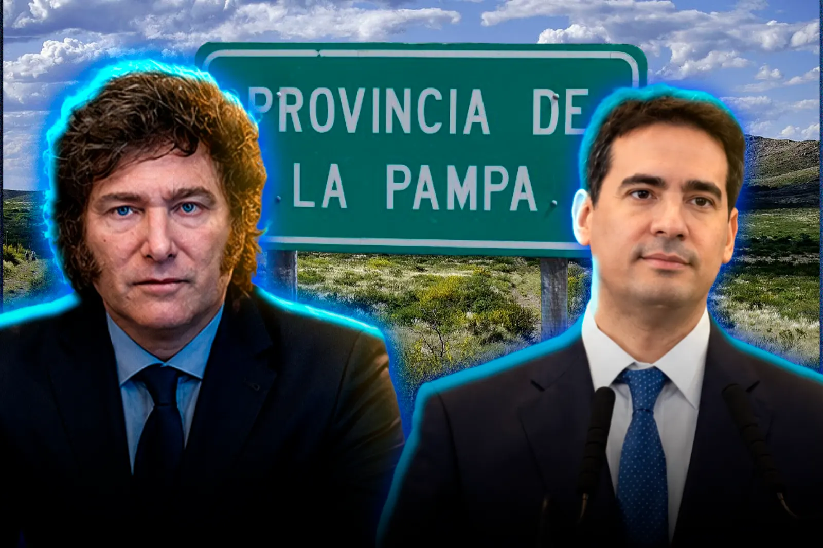 Milei lo postuló a Ravier de gobernador en La Pampa: "Podria ser un hub logístico nacional pero parece la Berlin sovieti