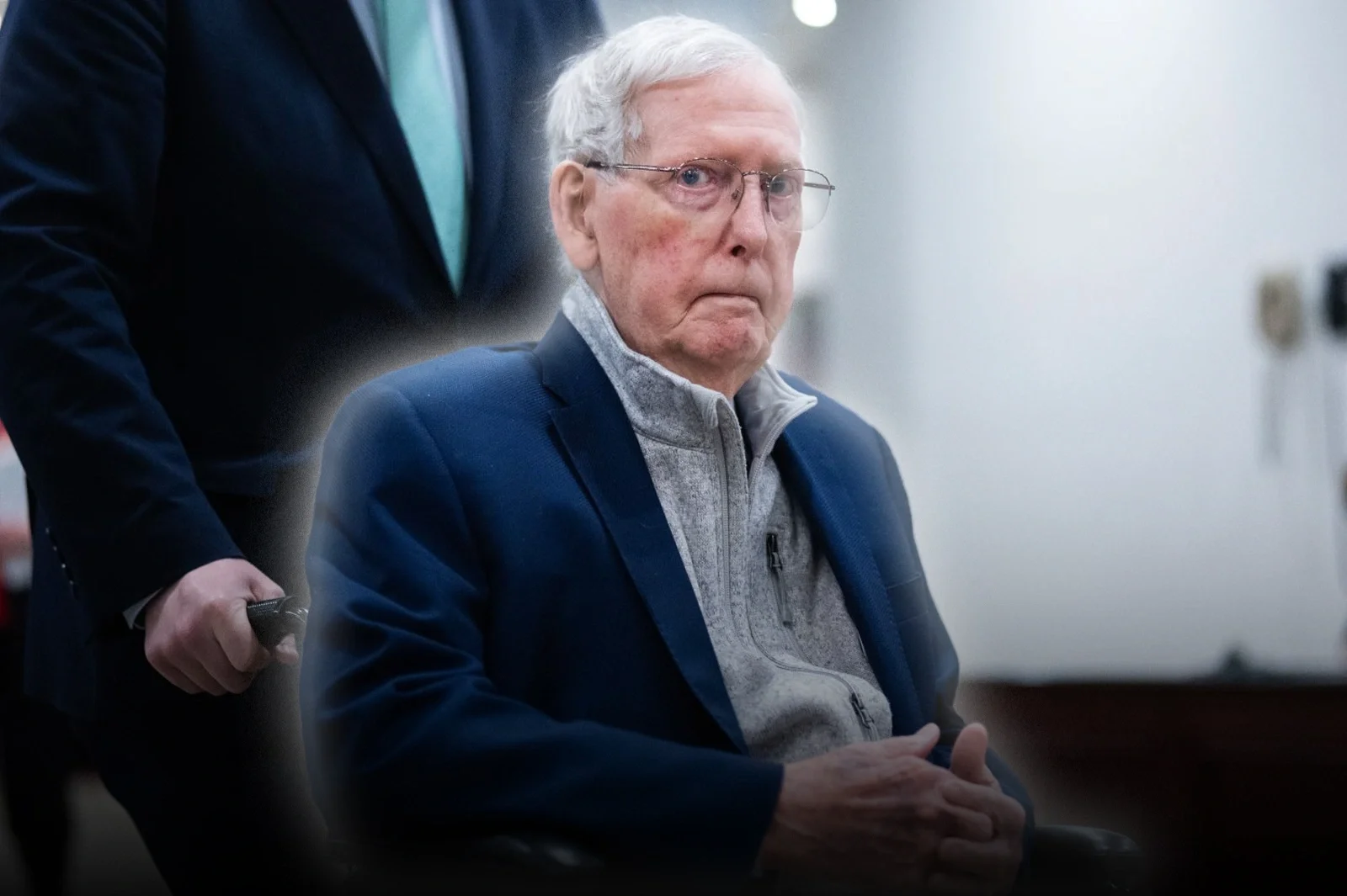 Senator Mitch McConnell was found unconscious and had to receive resuscitation before being hospitalized