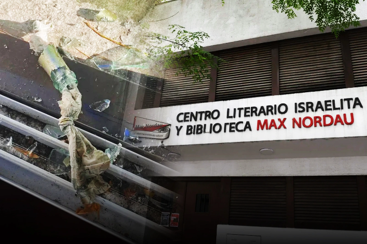 Detienen al acusado de atacar con bombas molotov a una sinagoga y una biblioteca judía en La Plata