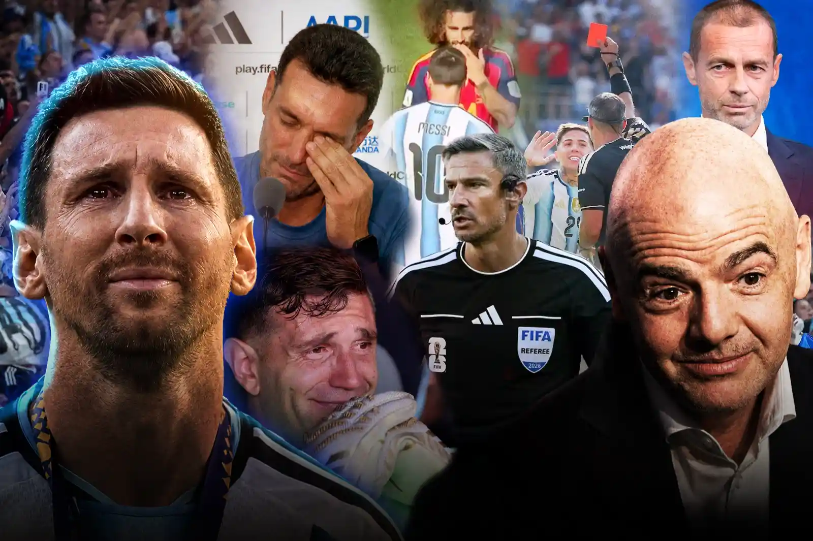 12 years after the final against Germany, a European team steals the World Cup from Argentina and Messi again
