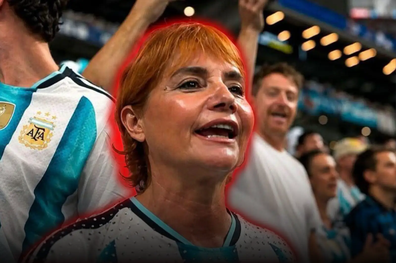 The Kirchnerist Nancy Pazos spent thousands of dollars again to watch the World Cup final