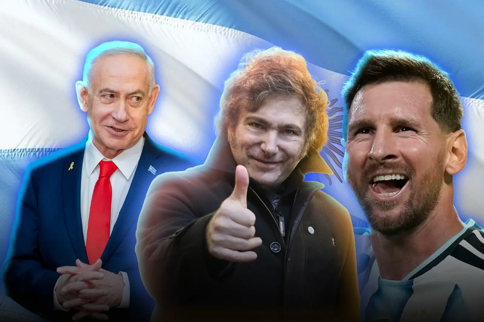 Netanyahu reveló que apoya a Argentina en el Mundial debido a su amistad con Milei