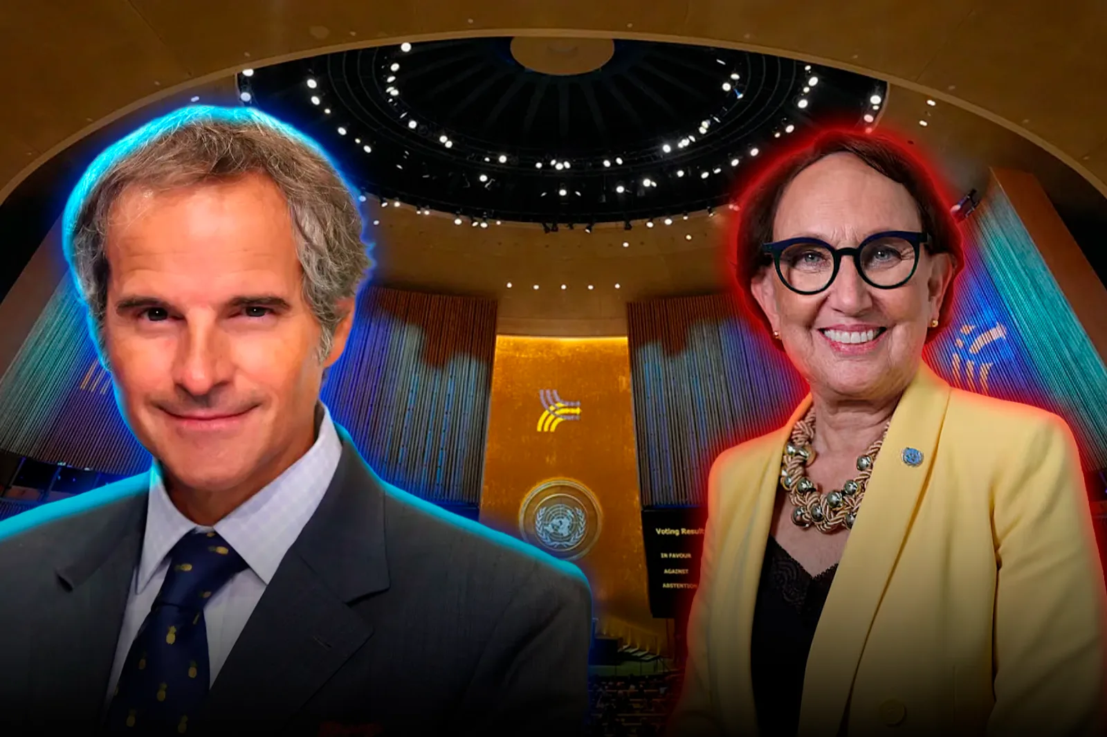 Rafael Grossi came in second in the vote to lead the UN and strengthened his position