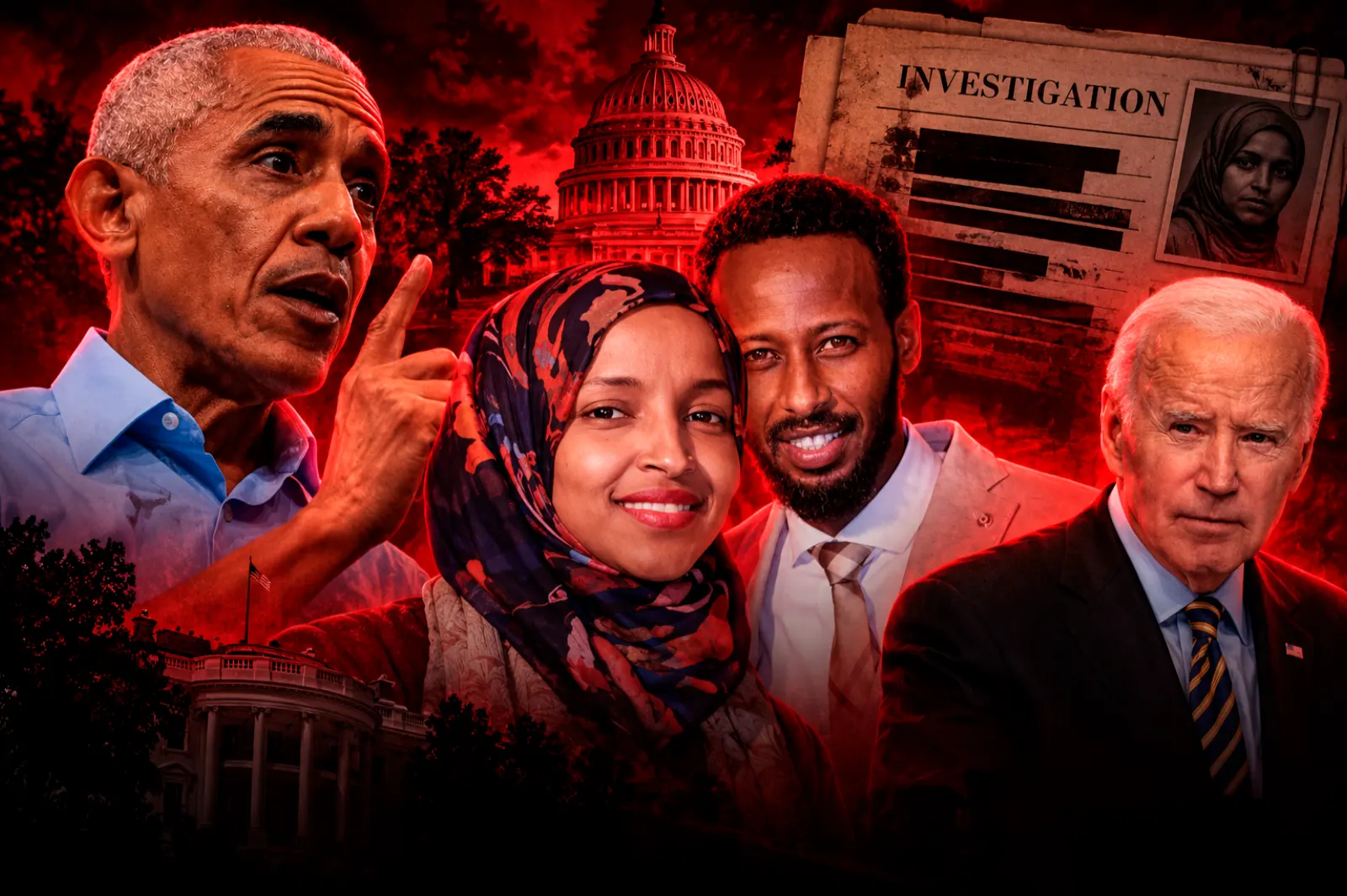 El gobierno de Obama investigó a Ilhan Omar y encontró pruebas de que se casó con su hermano, pero Biden la salvó