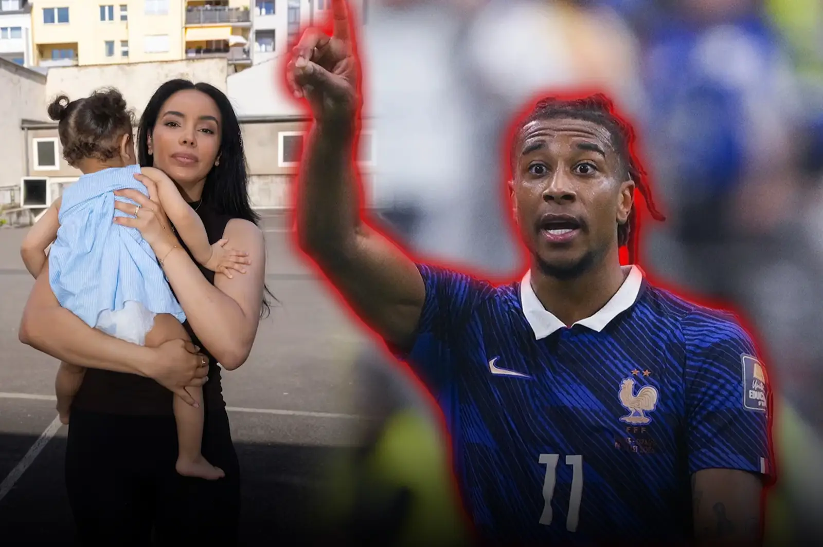 Denuncian al futbolista Olise por desconocer y no mantener a su hija de 20 meses