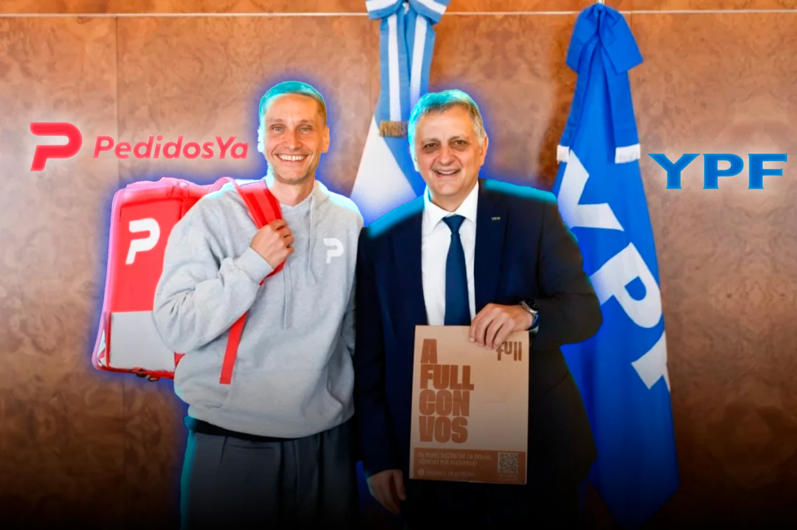 YPF y PedidosYa sellaron una alianza para llevar más de 600 tiendas Full al delivery