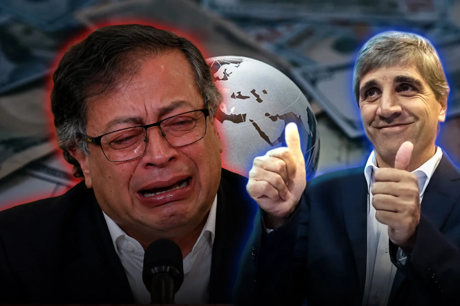 Caputo cruzó a Gustavo Petro en X y le dio una clase básica de economía