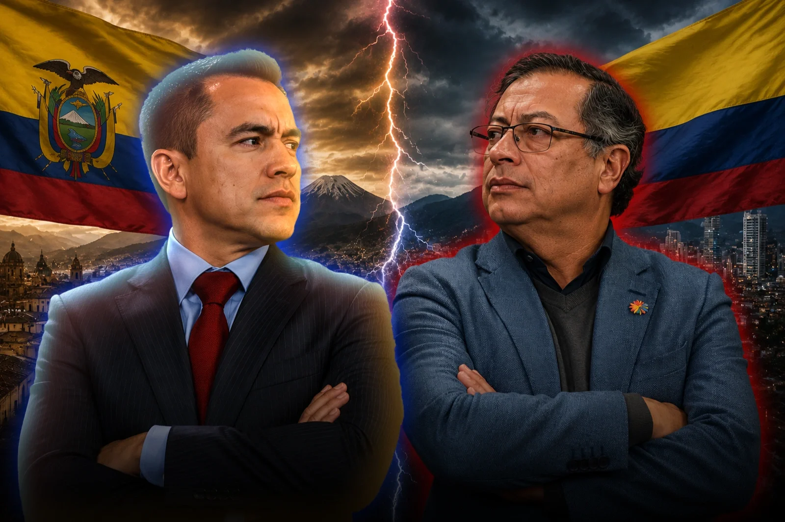 The communist government of Gustavo Petro accused Ecuador of interfering in the elections.