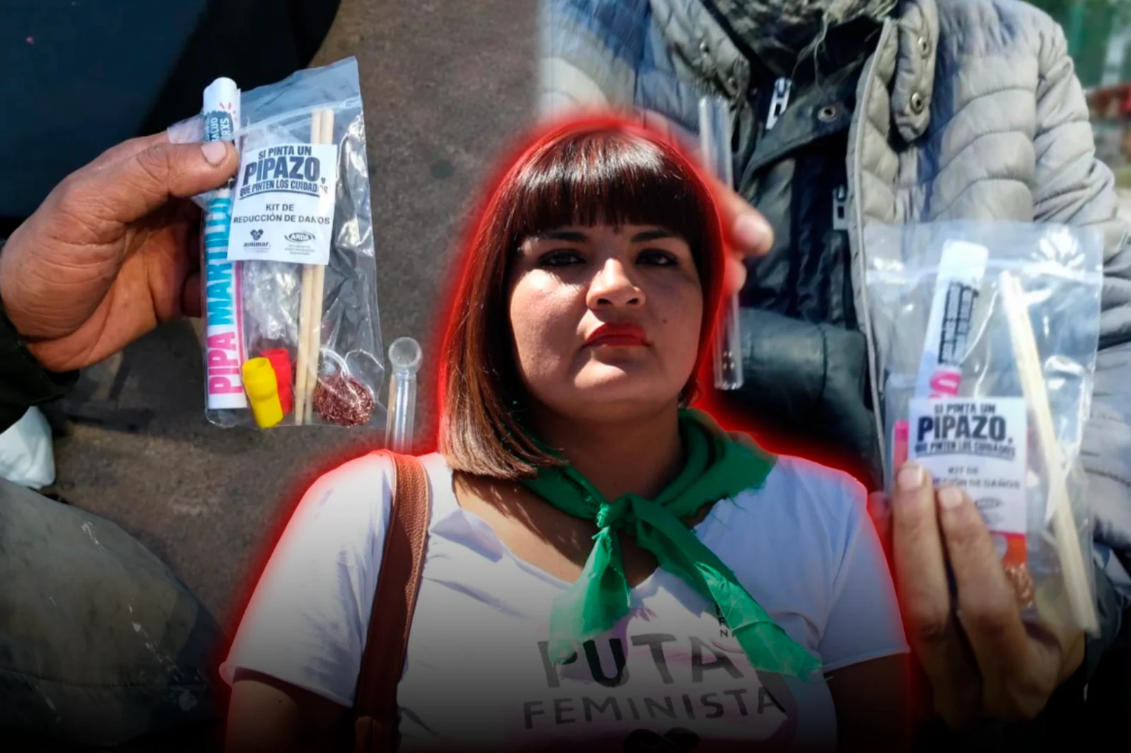 “Si pinta un pipazo”: la Asociación de Mujeres Meretrices repartió pipas para consumir cocaína en Constitución
