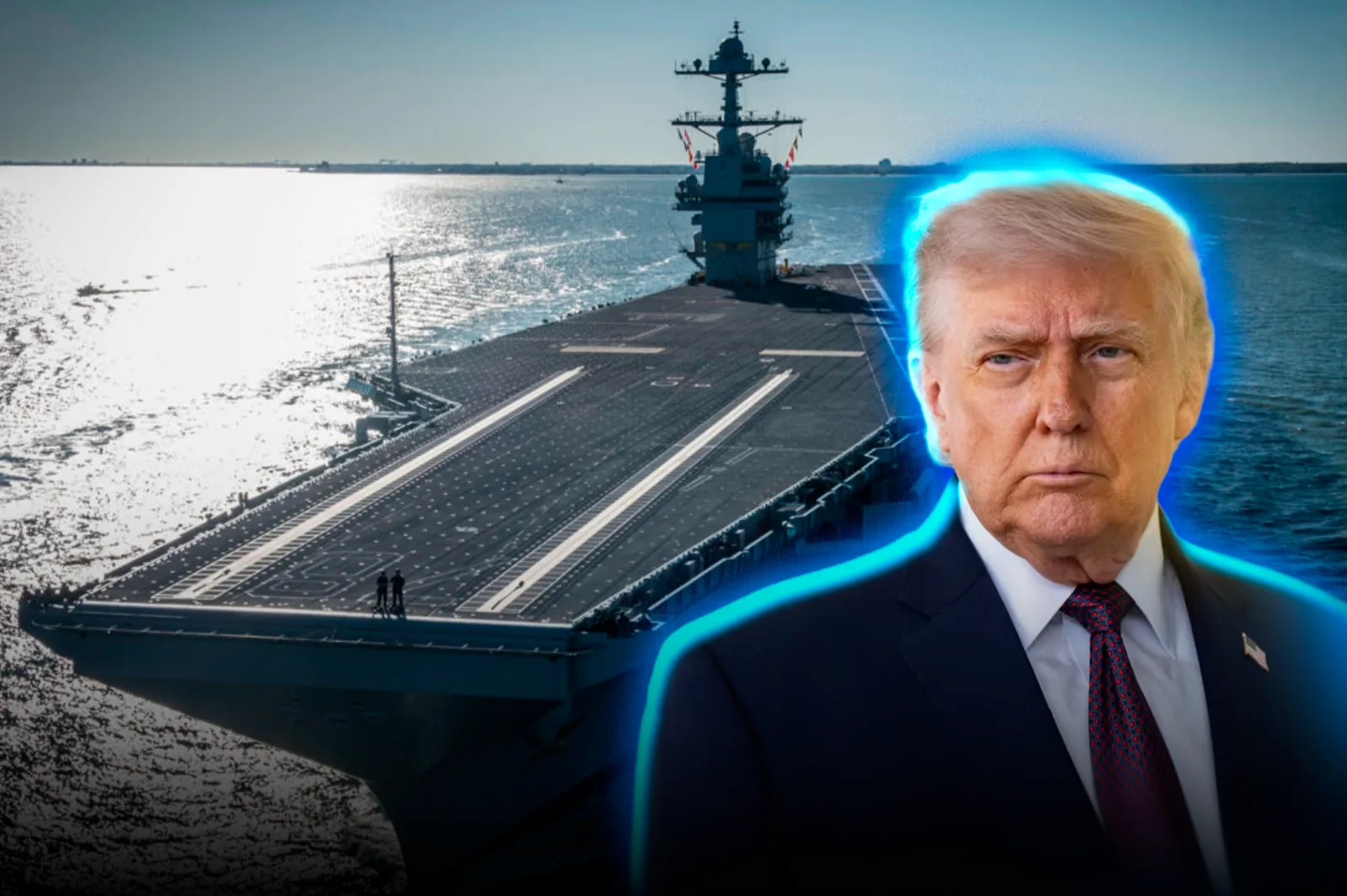 Trump sends a third aircraft carrier to the Middle East with 10,000 soldiers and considers attacking Iran after the elections