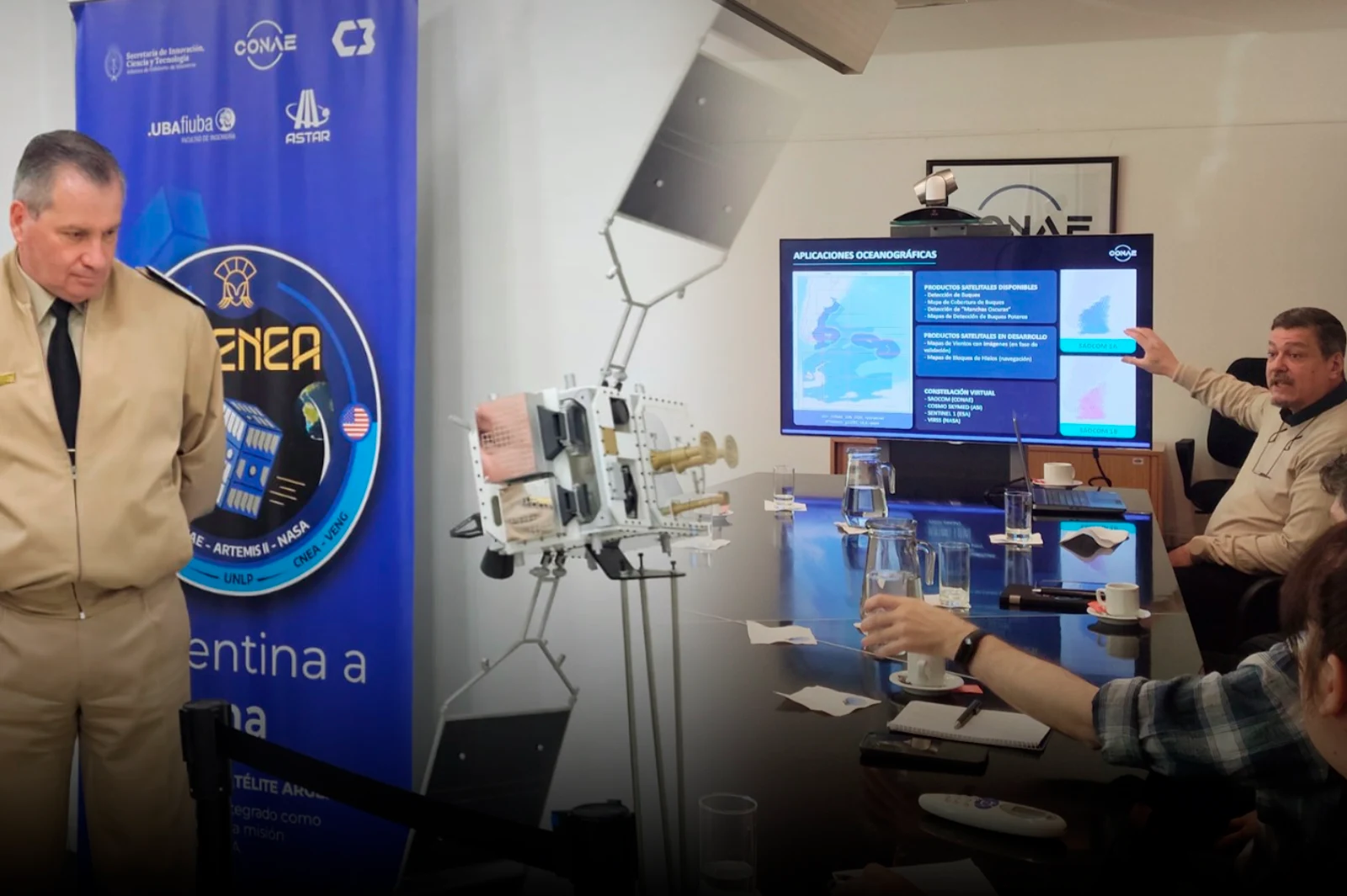 Prefectura y CONAE avanzan en la vigilancia satelital para reforzar el control marítimo y fronterizo