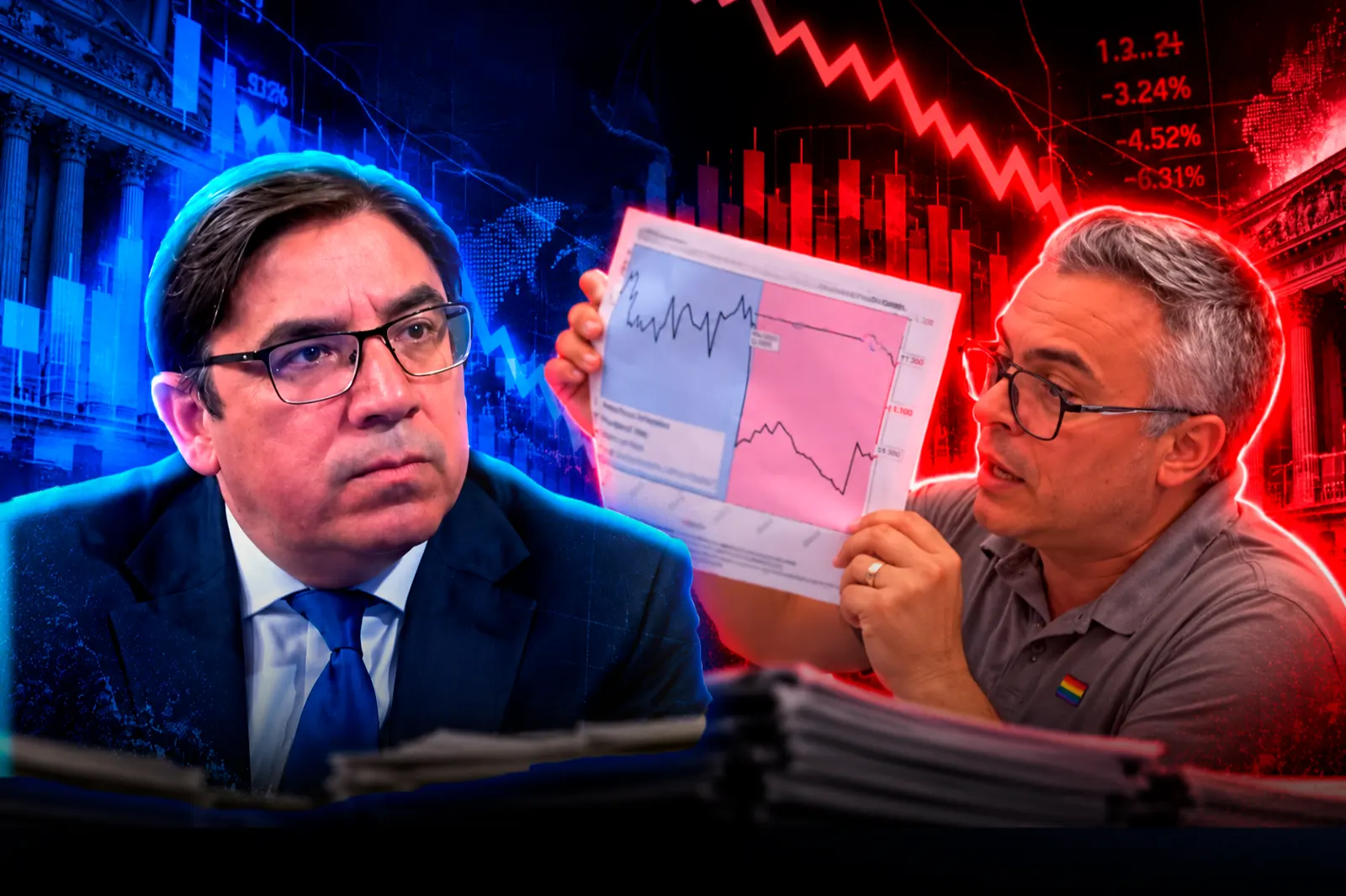 El "Profe" Álvarez humilló al diputado LGBT Paulón cuando intentó mostrarle un cuadro