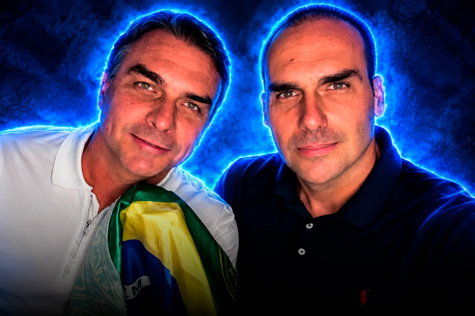 Eduardo y Flávio Bolsonaro se reencontraron en Estados Unidos: "No vamos a renunciar a Brasil"