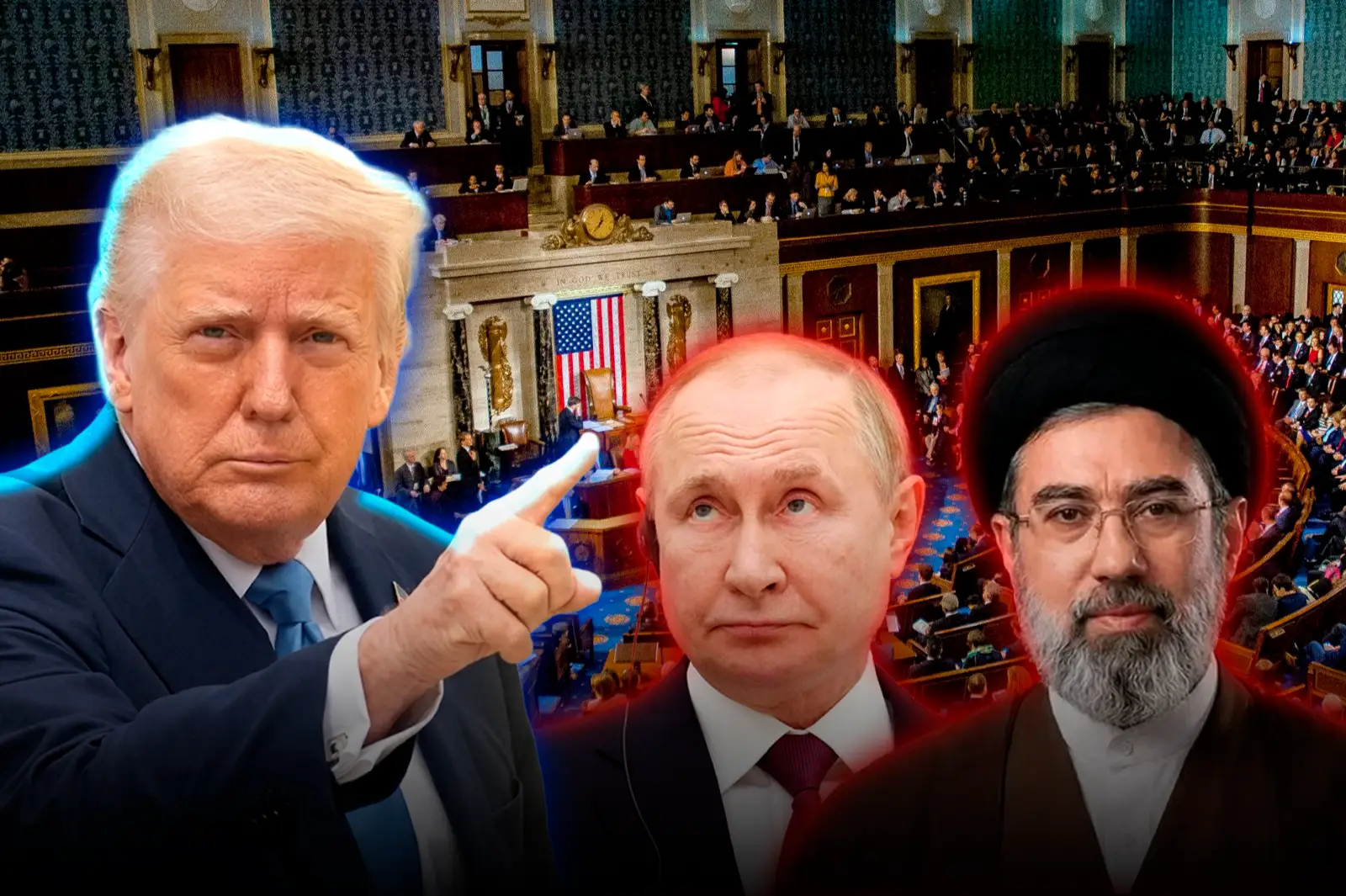 Dozens of Democrats supported the sanctions against Russia and Iran, and the bill reached Trump's desk