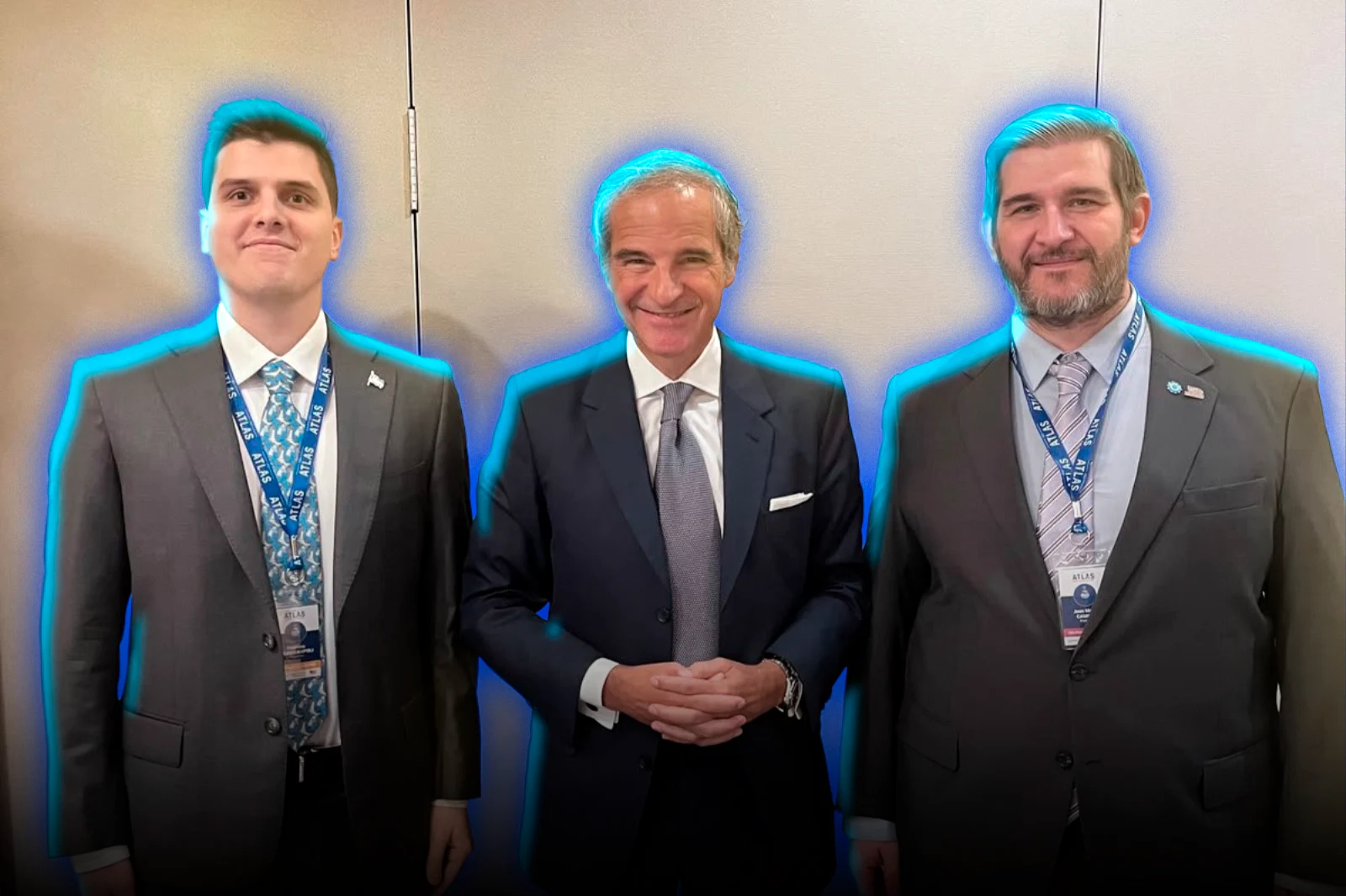 The nuclear secretary of Milei met with the Argentine director of the IAEA and candidate for UN leader