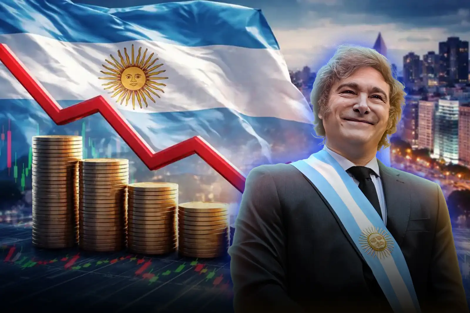 El Riesgo País se desplomó hasta los 402 puntos: el nivel mas bajo desde abril del 2018