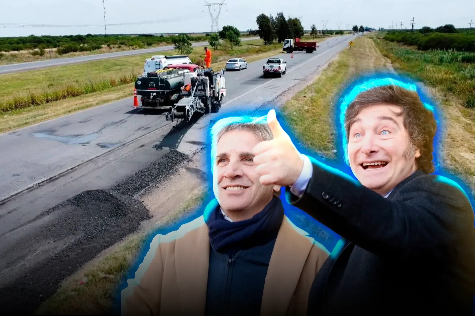 El Gobierno de Milei celebra el gran avance de la obra privada en las rutas nacionales