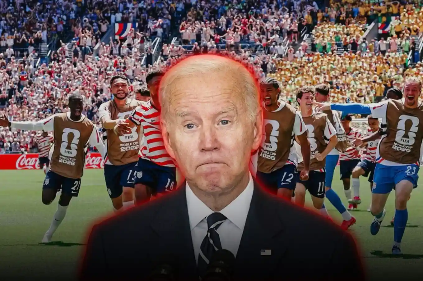 The US National Team won $16 million, but will have to give half to women's soccer due to a woke agreement by Biden