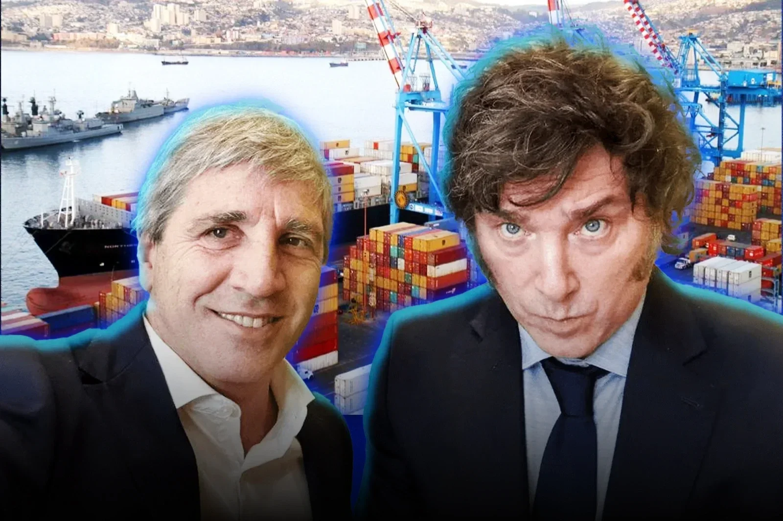 Javier Milei and Luis Caputo.