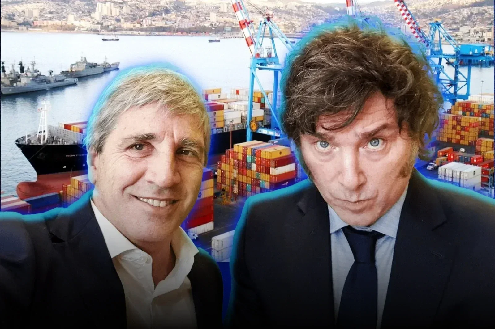 Javier Milei y Luis Caputo.