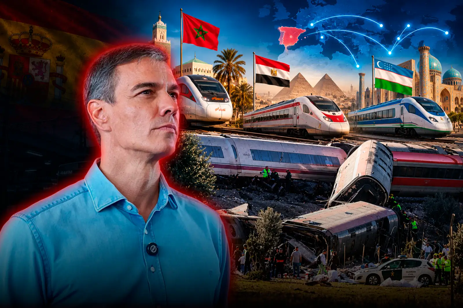 Pedro Sánchez destinó más de 1.500 millones de euros para proyectos ferroviarios en el extranjero