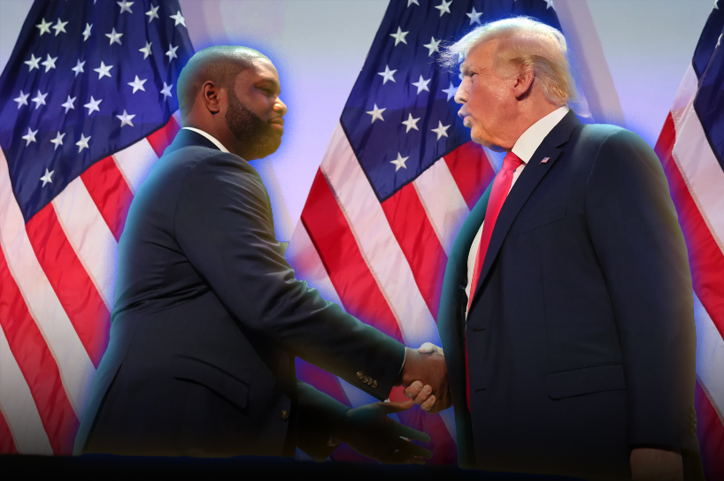 Trump introduced Congressman Byron Donalds as his candidate for governor of Florida.