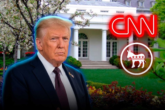 The Democratic network CNN was denied access to the presidential residence last Friday