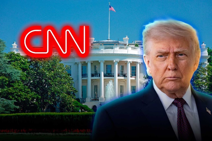 Trump, at war with CNN and other leftist media for dishonest coverage of his presidency