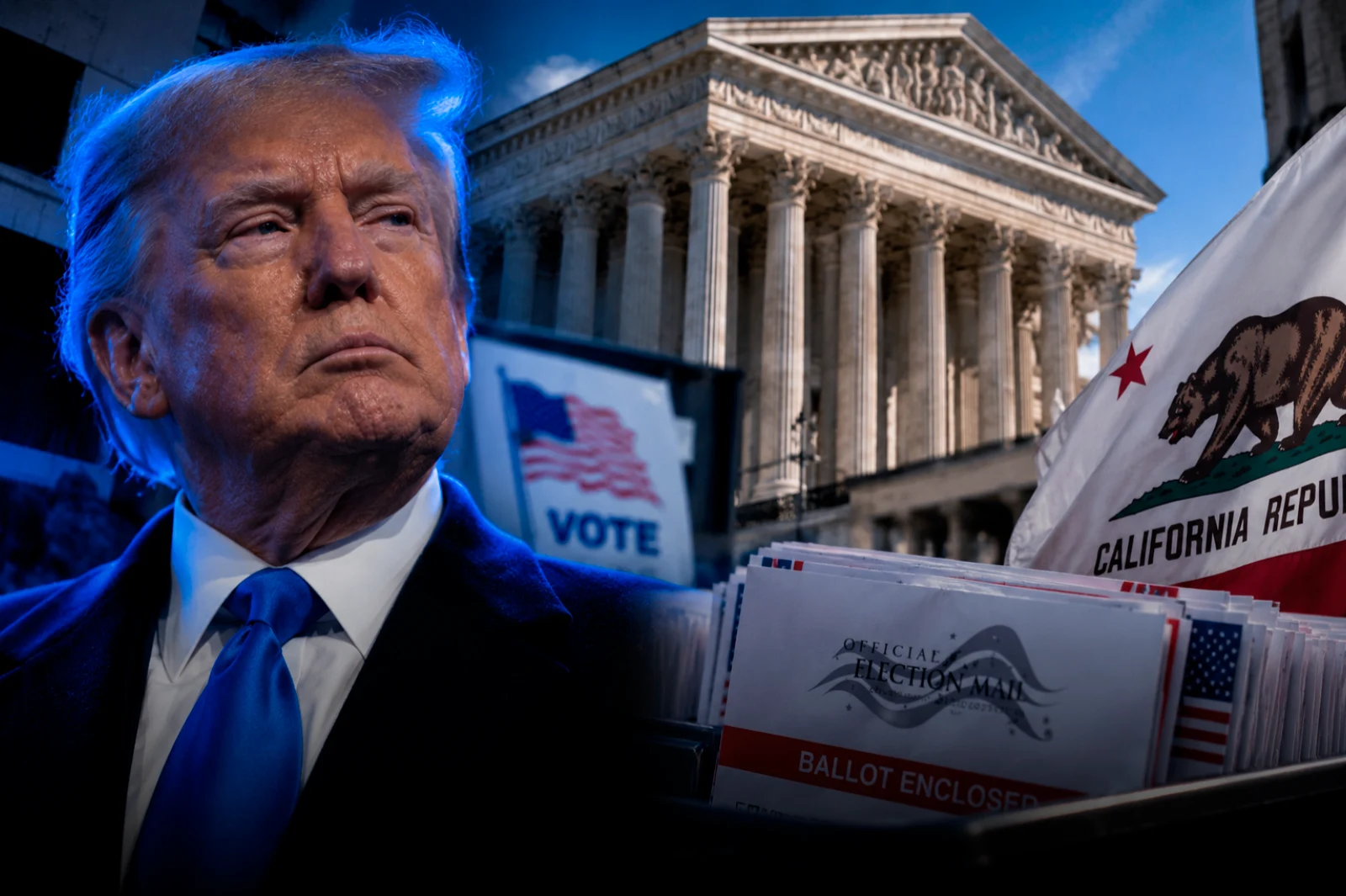 An appeals court rejected Trump's attempt to block 20,000 suspicious votes in California
