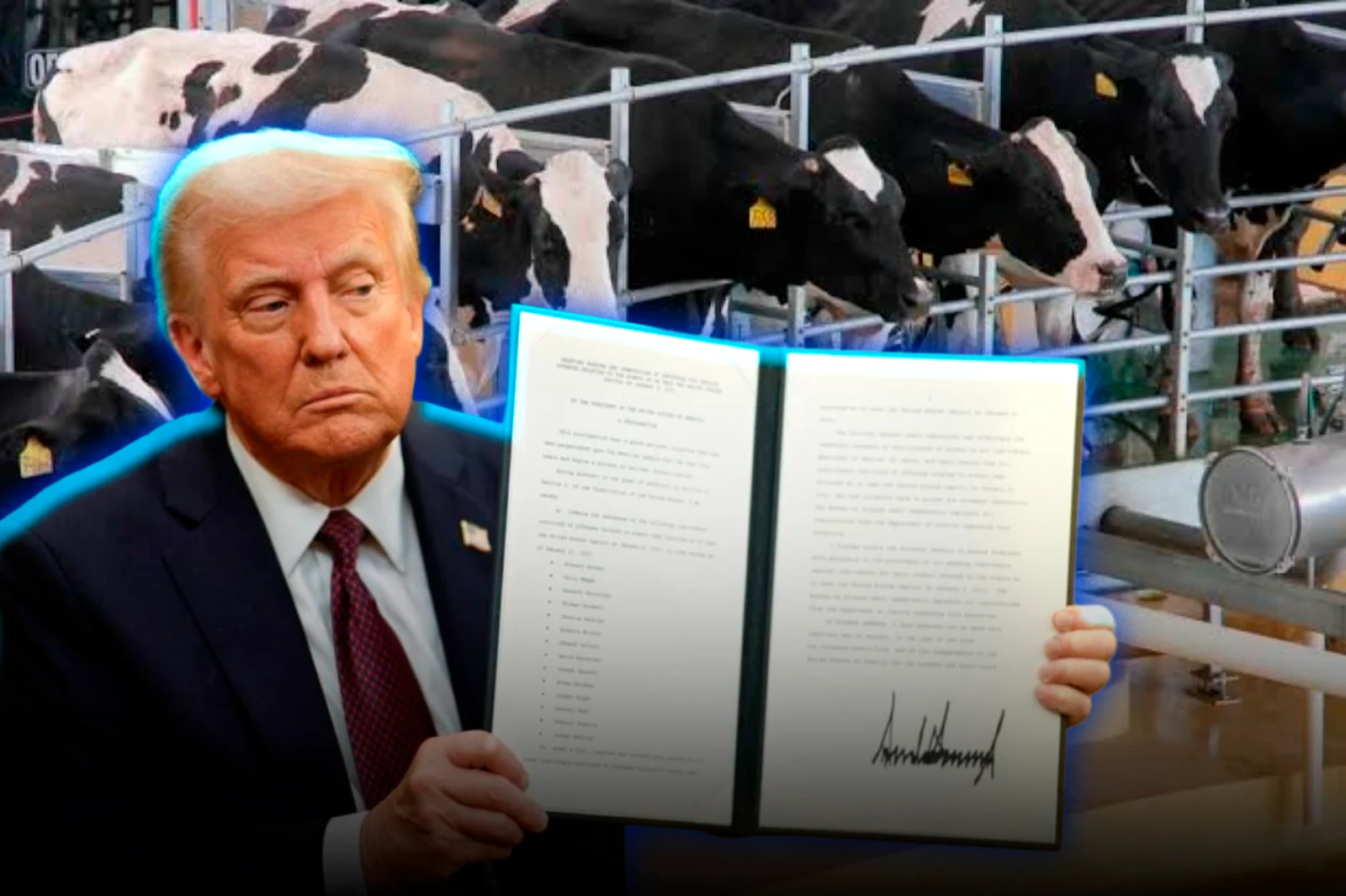 Donald Trump signed a series of decrees aimed at strengthening the livestock sector