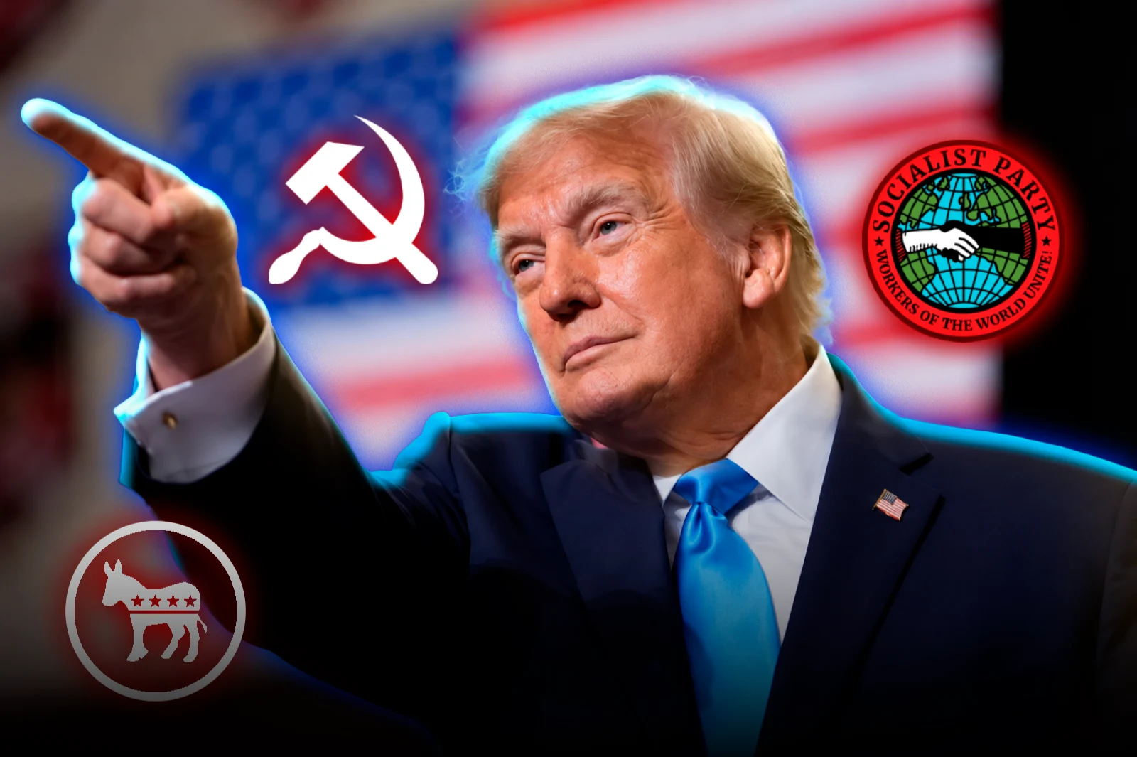 TRUMP DESATADO: "Estamos al borde de derrotar a los comunistas lunáticos radicalizados de una vez por todas"