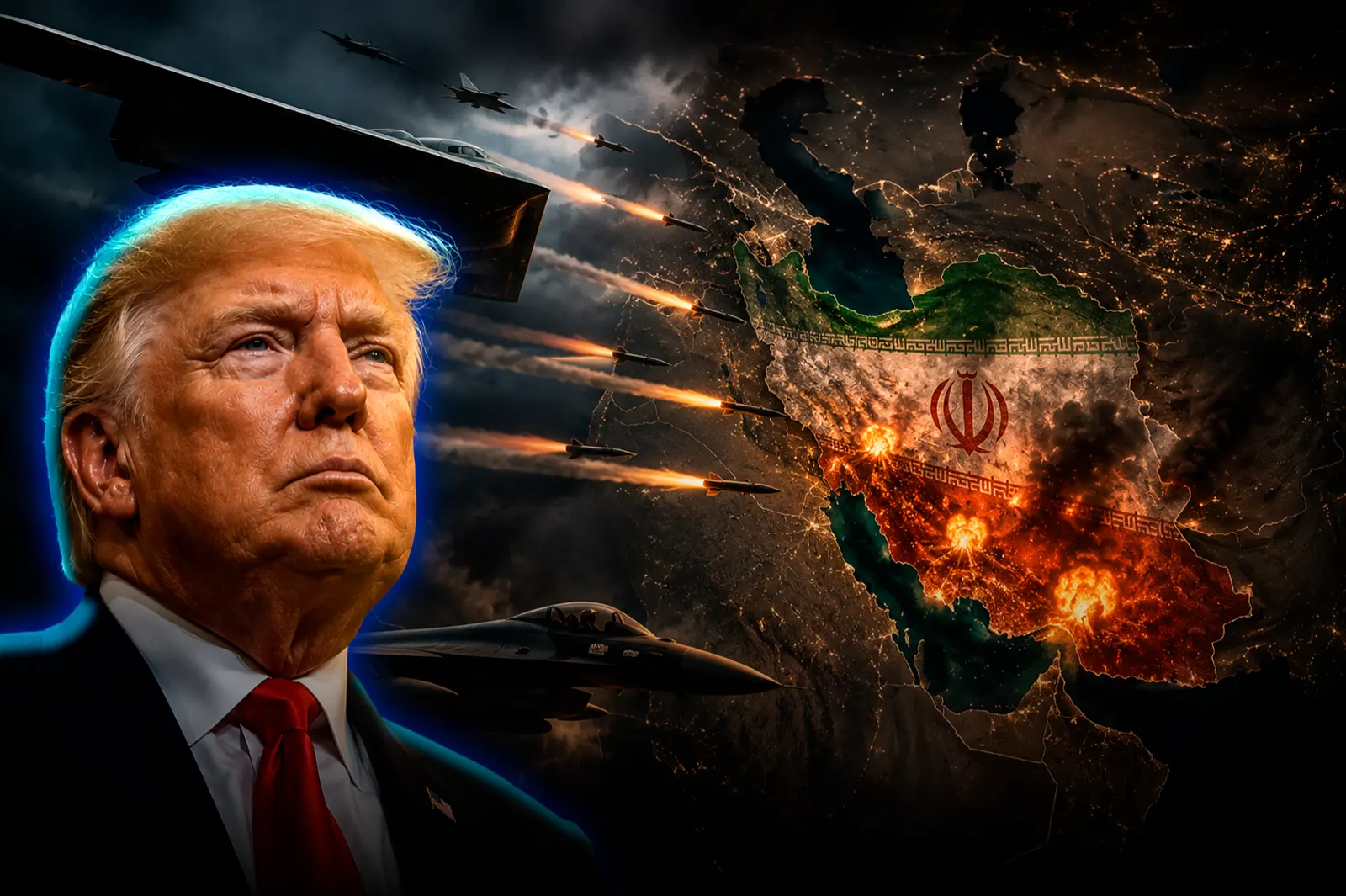 "We're going to crush them": The US Army launched an relentless attack against Iran after Trump's threat