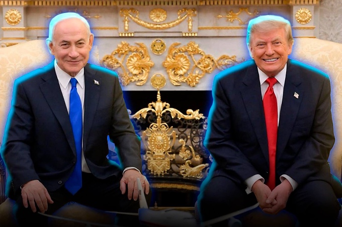 Netanyahu visited Trump at the White House earlier this month
