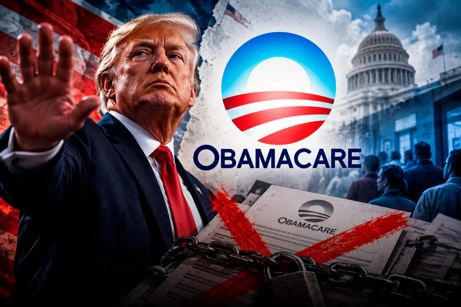 El gobierno de Trump impulsa nuevas restricciones a los subsidios del Obamacare para combatir el fraude