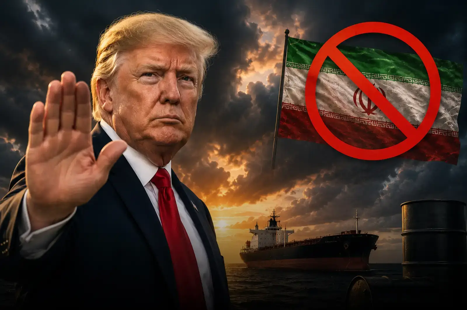 Trump le revocó la autorización para vender petróleo al régimen iraní por violar la tregua en el estrecho de Ormuz.