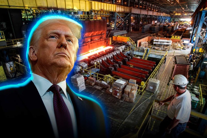 Trump announced the construction of the largest steel plant in the history of the US in Iowa