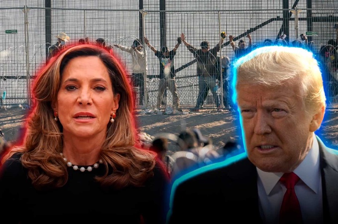 Trump le marcó la cancha a la RINO Maria Elvira Salazar por criticar la política de mano dura en la frontera