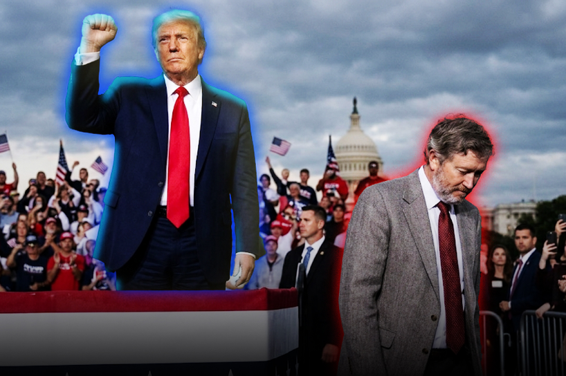 Beware, Trump is watching: The president's candidate defeated anti-Trump Congressman Thomas Massie in Kentucky.