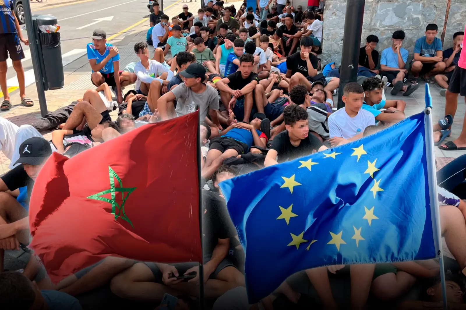 The European Union urged that all illegal immigrants in Ceuta be returned to Morocco