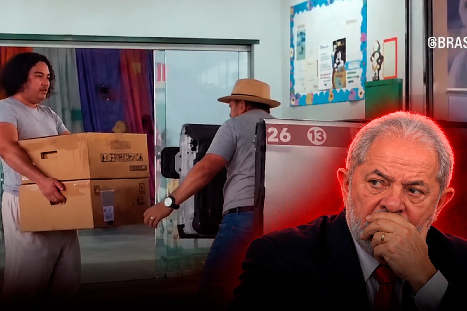 La Justicia de Brasil confesó el traslado de urnas en una camioneta con propaganda del PT de Lula