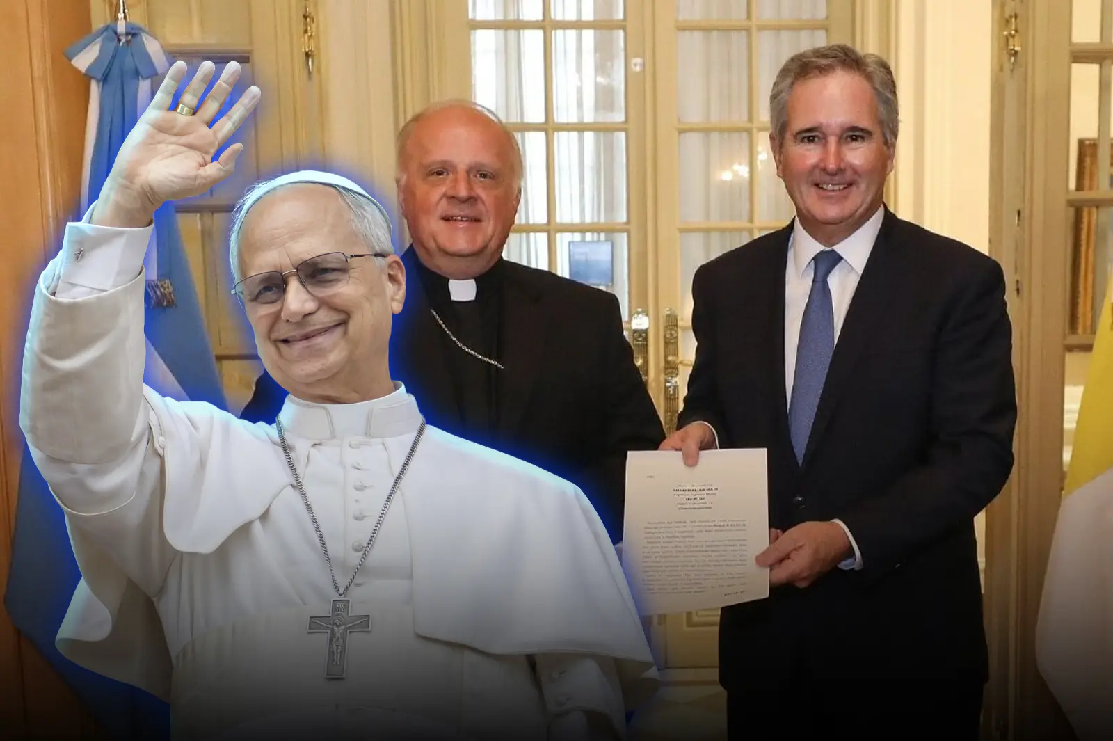 El Vaticano envió una delegación a la Argentina para preparar una posible visita del papa León XIV